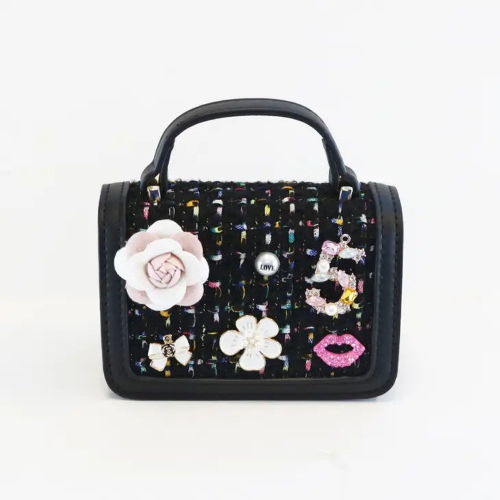 'Miss Honey Coco' Black Purse